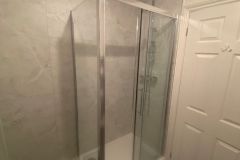 New shower cubicle